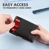 Мужской кошелек RFID с защитой от размагничивания, зажимом для долларов и многофункциональным держателем для карт большой емкости