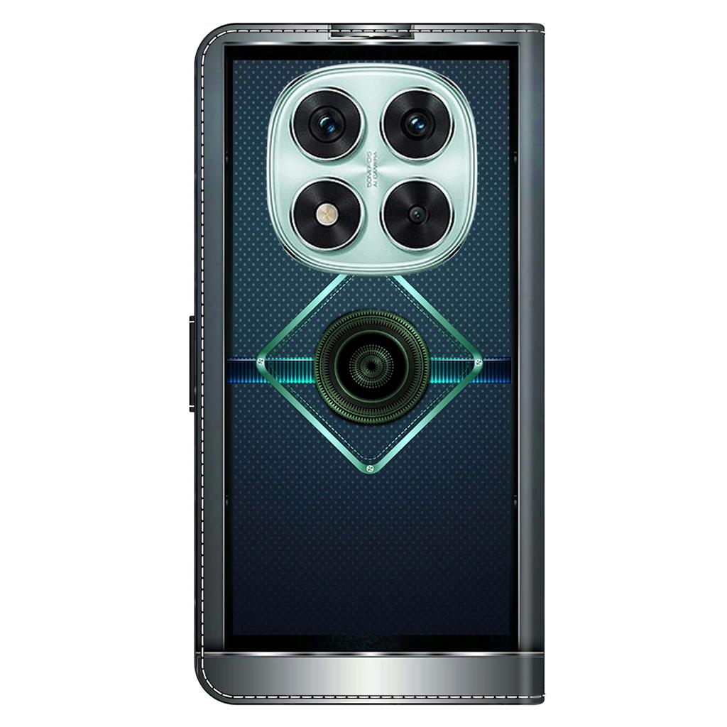 Для Xiaomi Redmi Note 14 Pro 4G Чехол Кошелек Подставка С Принтом Узор Искусственная Кожа Книжка Чехол для Телефона