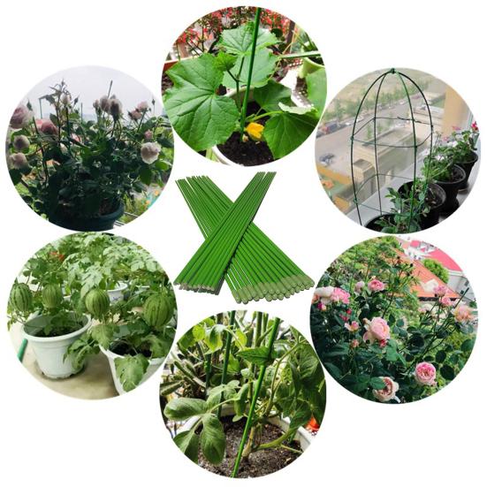 Гибкие опорные колья для растений с одним стеблем, высокопрочные, простые в использовании, защита от ветра, колья для уличных растений в помещении