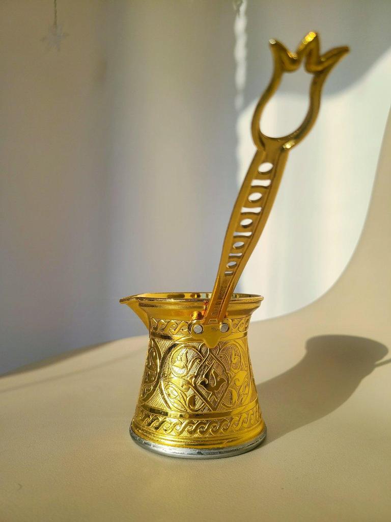 Позолоченный турецкий медный кофейник, кофейник традиционного дизайна, кофейник, кухонная утварь кофейника, кофейник эспрессо