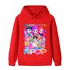 B1201 Детская толстовка с капюшоном с длинными рукавами и принтом Sajaboys Kpop Rumi Zoey Mira для мальчиков и девочек