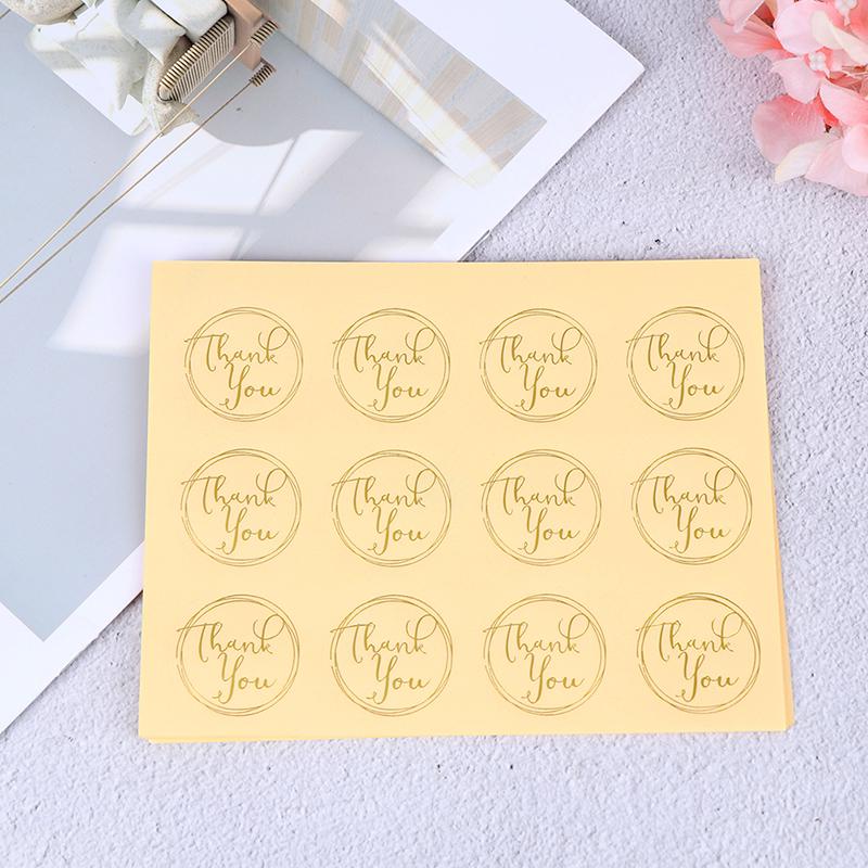 120 шт., прозрачная круглая наклейка с печатью «Спасибо», наклейка «сделай сам», этикетка для подарочной коробки для выпечки