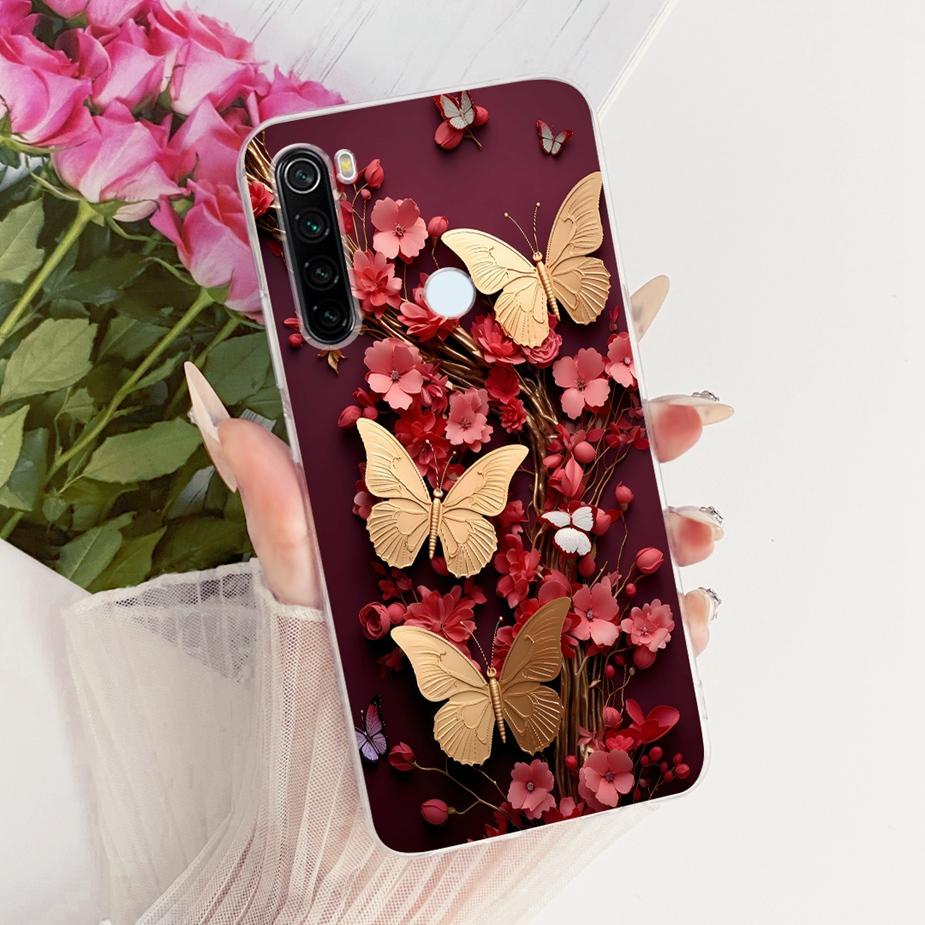 Для Xiaomi Redmi Note 8 Note8 T Чехол Новый Роскошный Расписной Чехол Мягкий Тонкий Чехол для Телефона Для Xiaomi Redmi Note 8 Pro Note8 2021 Fundas
