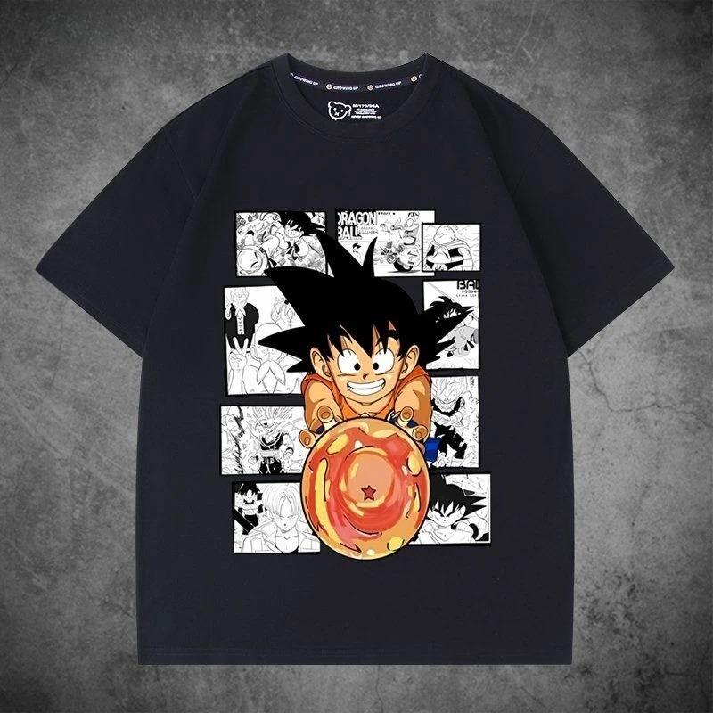 Hot Sale Dragon Ball Son Goku Graphic Print T-shirt Men Women Streetwear Hip Hop Harajuku Fashion Loose Casual Oversized Top Summer New Tee