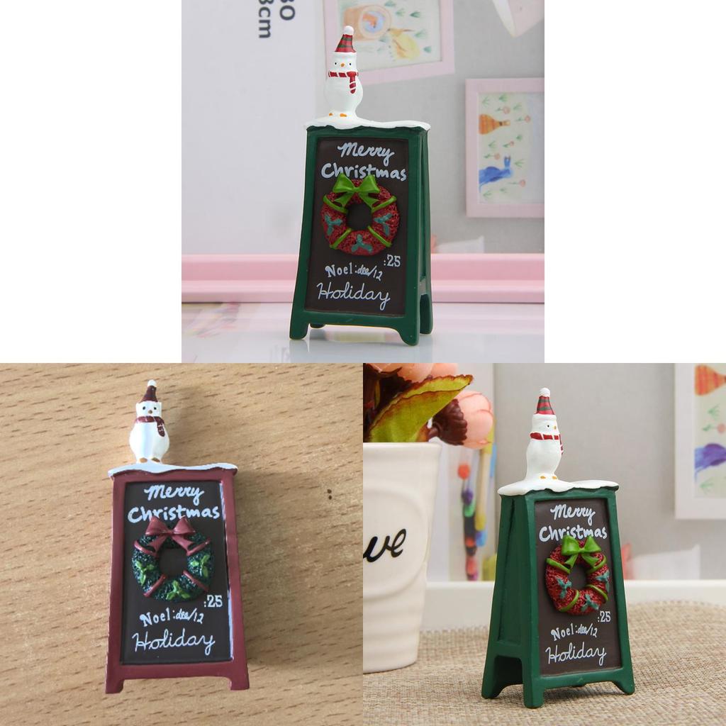 Resin Craft Snowman Christmas Garden Decor For Holiday Gift Giving