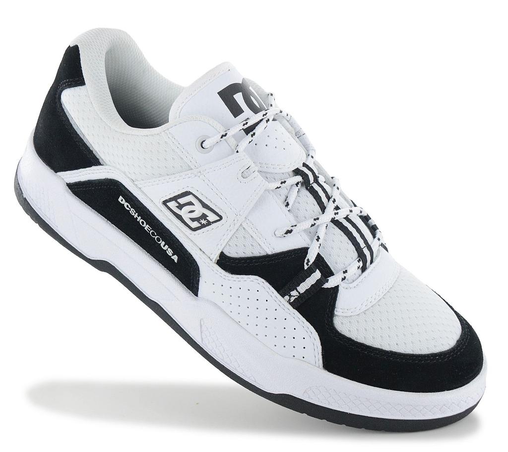 DC Shoes Конструкция - Мужские кроссовки для скейтбординга Белые ADYS100822-BKW ОРИГИНАЛ