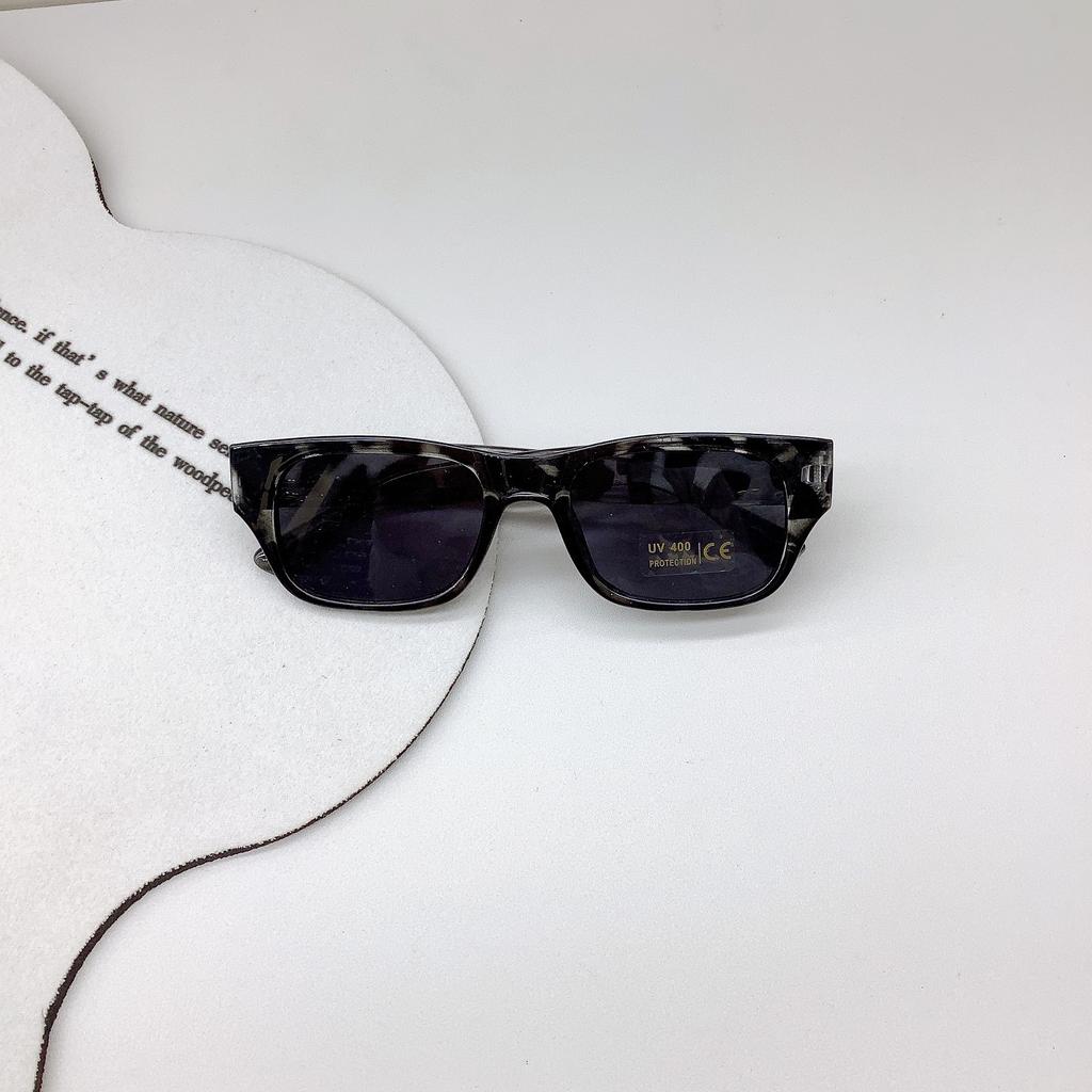 Модные детские солнцезащитные очки в ретро-стиле, симпатичная коробка, модные солнцезащитные очки с вогнутой оправой, детские солнцезащитные очки для защиты глаз