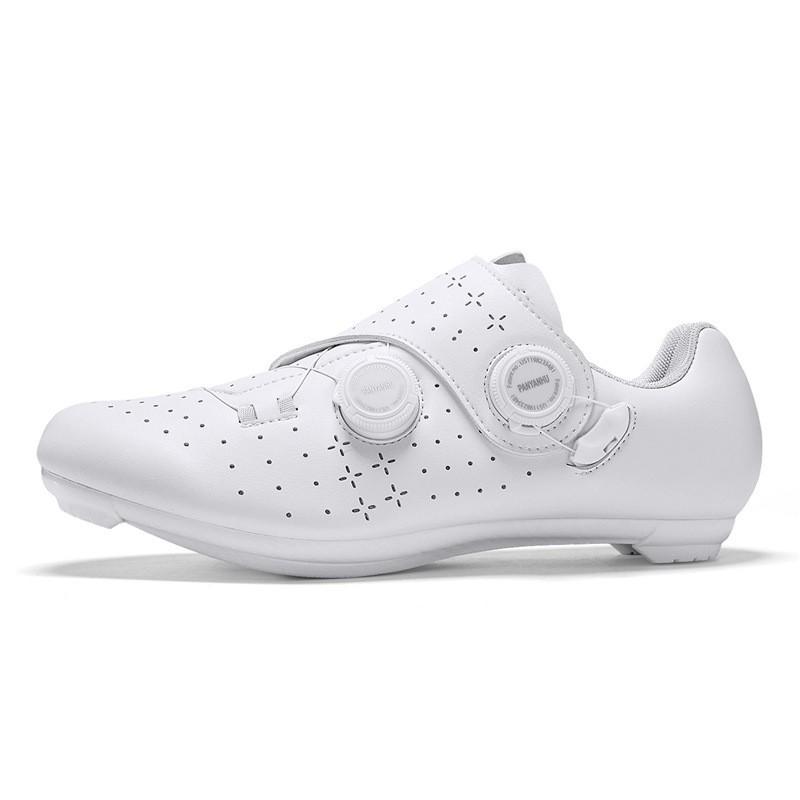 Unisex Road Cycling Shoes With Stiff Sole Non-Clipless Or Clipless Options Lightweight Anti-Slip Outdoor Bike Footwear