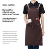 Waterproof Oil-Proof Kitchen Apron With Usb Cable Large Pockets Adjustable Shoulder Strap For Kitchen Cafe Gardening Painting