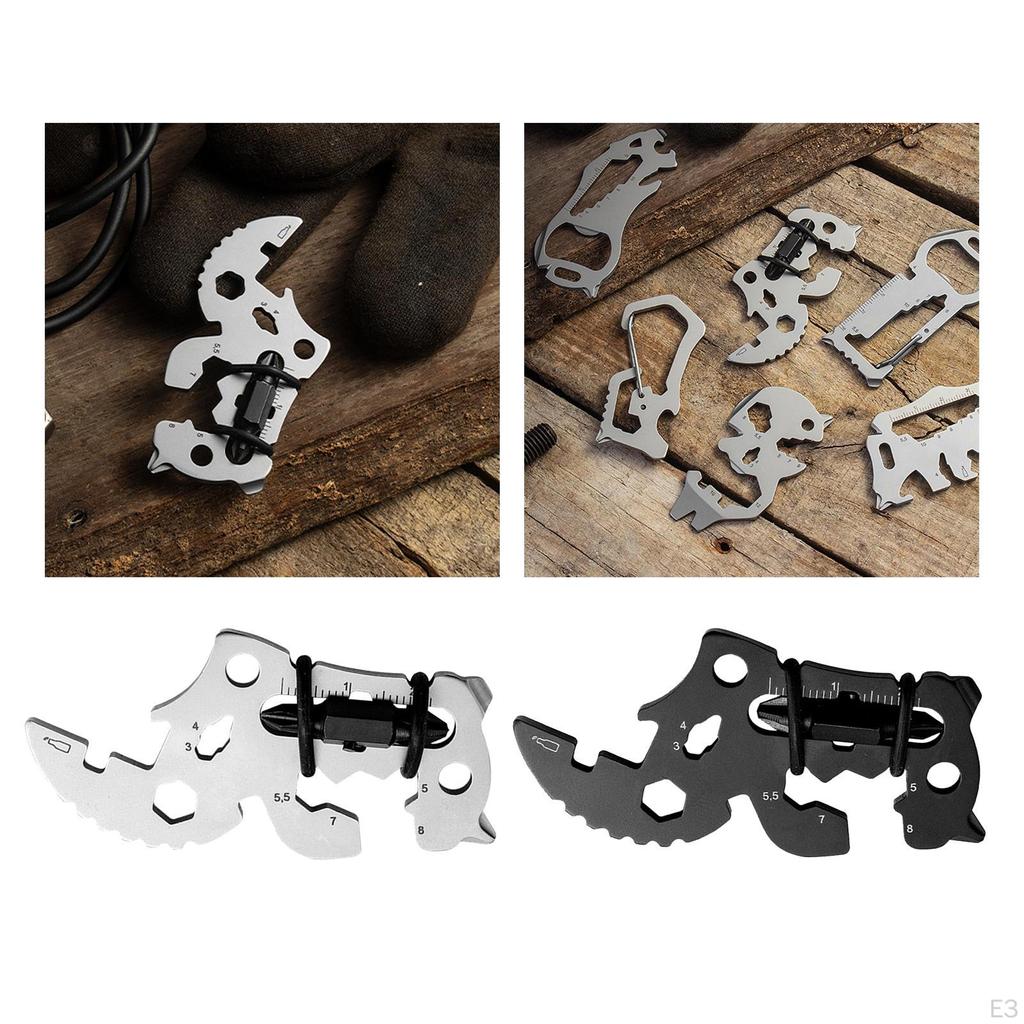 Мультитул для брелка открывалка для бутылок многоцелевой портативный мужской утилитарный гаджет для велоспорта походов