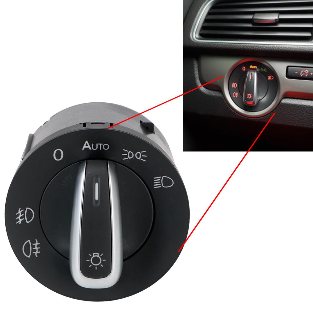 Для Golf Jetta MK5 MK6 GTI Passat B6 B7 CC Touran Tiguan переключатели ламп 5ND941431B переключатель фар ручка противотуманной фары