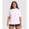 Gymshark Gs Power Oversized T shirT Ice Pink B4a7o Kcpx
