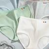 Cotton Panties For Women's Underwear Plus Size Solid Color Briefs High Waist Seamless Underpants Female Lingerie