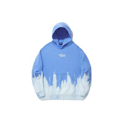 Li Ning Skateboard Series Gradient Loose Pullover Hoodie Unisex Hoodies Bright-Sky-Blue AWDU325-4