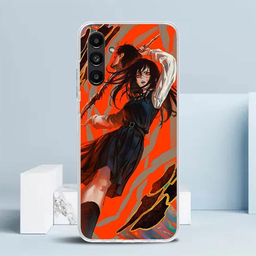 Чехол для телефона C-Chainsaw Mans Yoru War Devil для Samsung Galaxy A17 A37 A57 A16 A15 A14 A13 A56 A55 A54 A53 A36 A35 A34 A33 A26 A25
