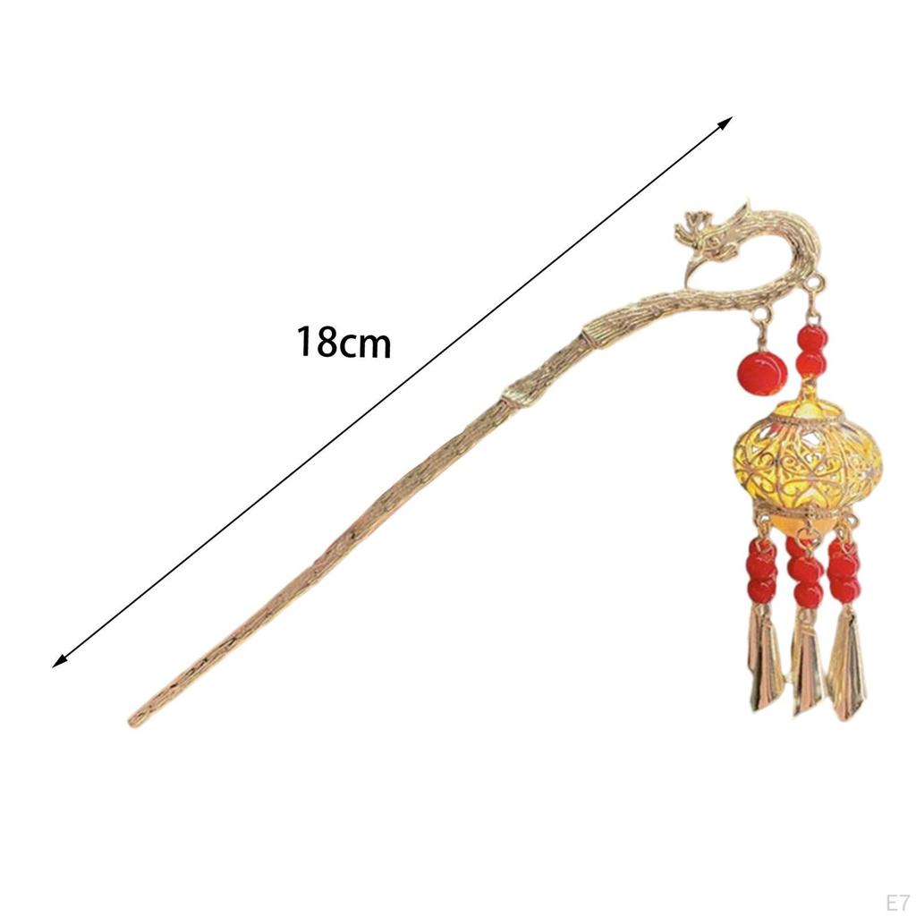 Китайские палочки для волос, фонарики, шпильки со светящимися заколками, светодиодные фонари, головной убор в винтажном стиле, классика