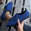 Ladies Shoes On Sale 2024 Brand Basic Women's Flats Outdoor Daily Flats Women Pointed Toe Lace Up Plus Size Shoes Women Zapatos