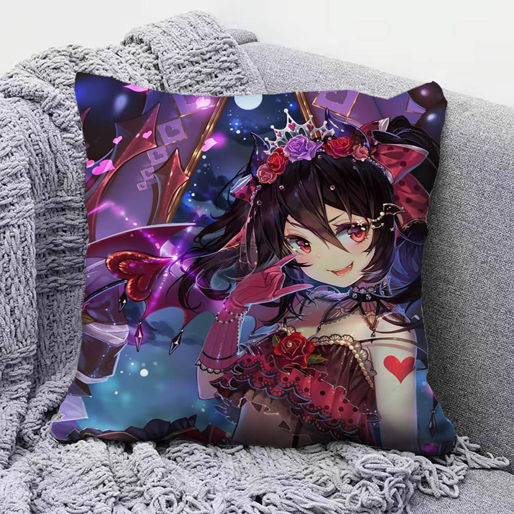 Yazawa Nico Love Live Anime Girl Home Sofa Cushion Covers And Aecorative Custom Pillow Covers