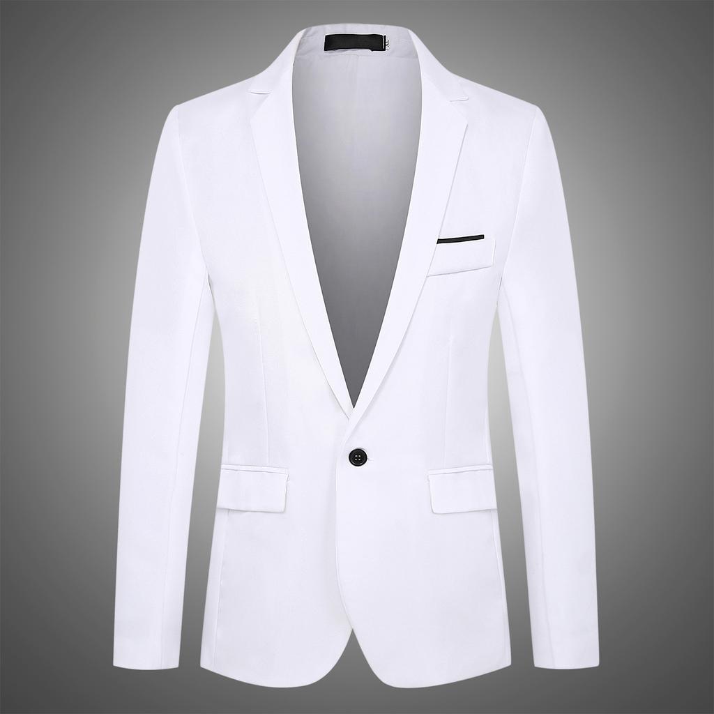 Suit Men's Korean Version Trendy Slim Fit Solid Color Men's Small Blazer