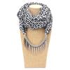 Fashion Brand Leopard Lady Scarf Necklace Pendant Jewelry Scarf