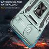 Серия Armor Чехол для iPhone 16 Plus Регулируемая подставка PC+TPU Чехол для телефона со сдвижной защитой объектива
