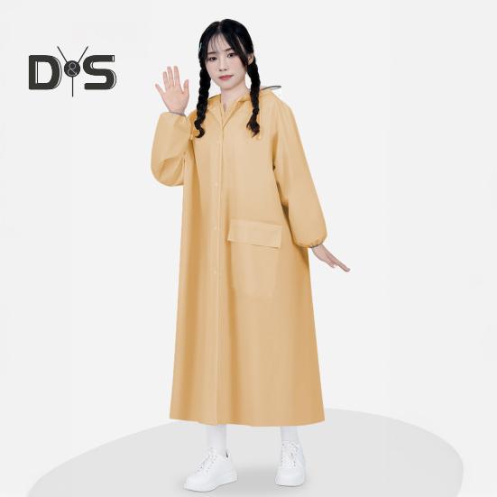 Плащ с капюшоном, водонепроницаемый, с застежкой-молнией из ЭВА, многоразовый, для взрослых, сверхлегкий, непромокаемый, толстый, портативный, для путешествий на открытом воздухе, дождевик-пончо, дождевик