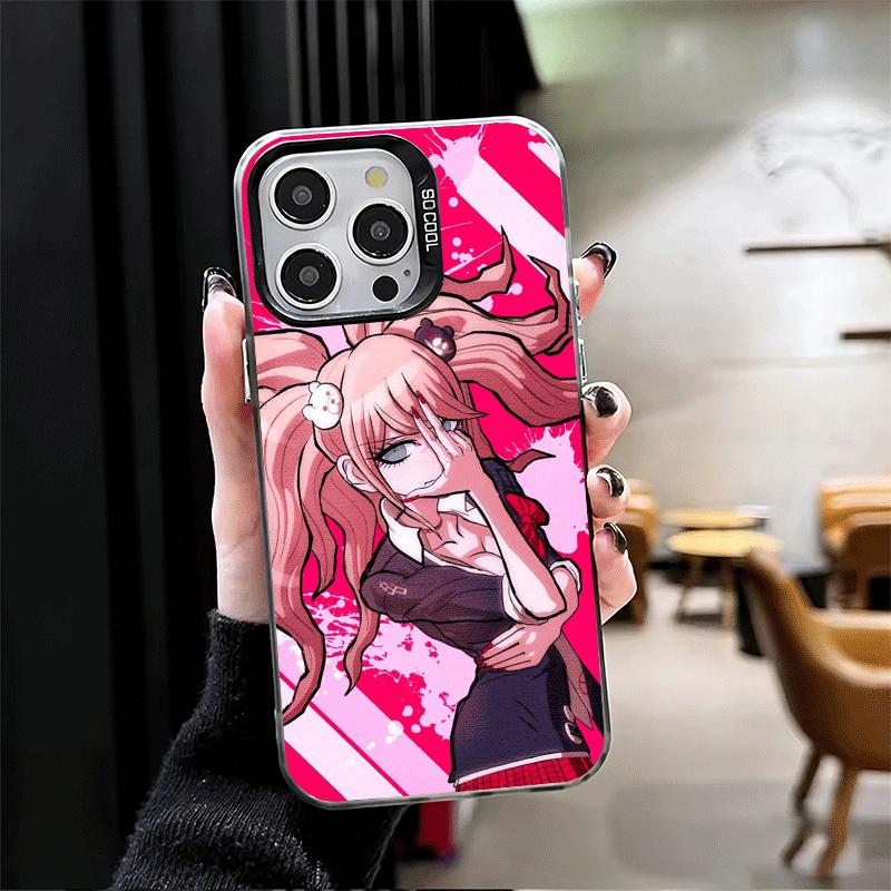 Мягкий чехол для телефона с аниме Danganronpa для iPhone 15 16 17 Pro Max 17Air 16E 14 Plus 13 12 Mini Ударопрочный чехол Задняя панель