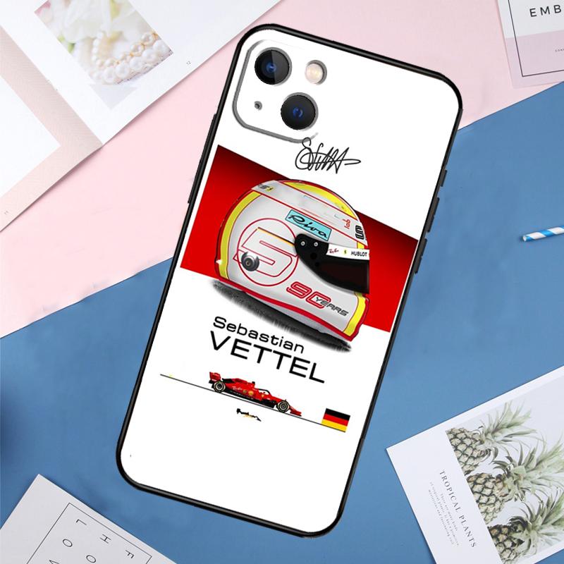 Чехол для телефона 'Шлем Феттеля' для iPhone 11 14 15 16 Pro Max 13 12 Mini XS X XR Plus Защитный чехол