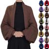 Ladies' Loose Comfortable Casual Fashionable Warm And Elegant Cardigan Draped Over A Shawl