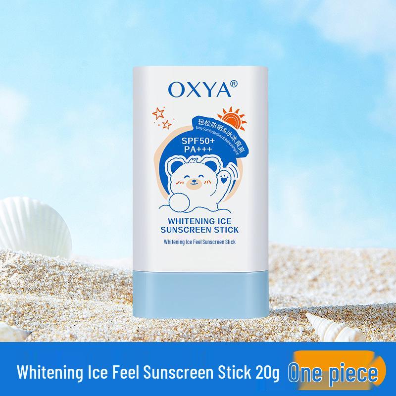 OXYA Отбеливающий Ледяной Солнцезащитный Стикер SPF50 – Увлажняющий, Гидратирующий, Нелипкий, Высокая Защита от УФ.