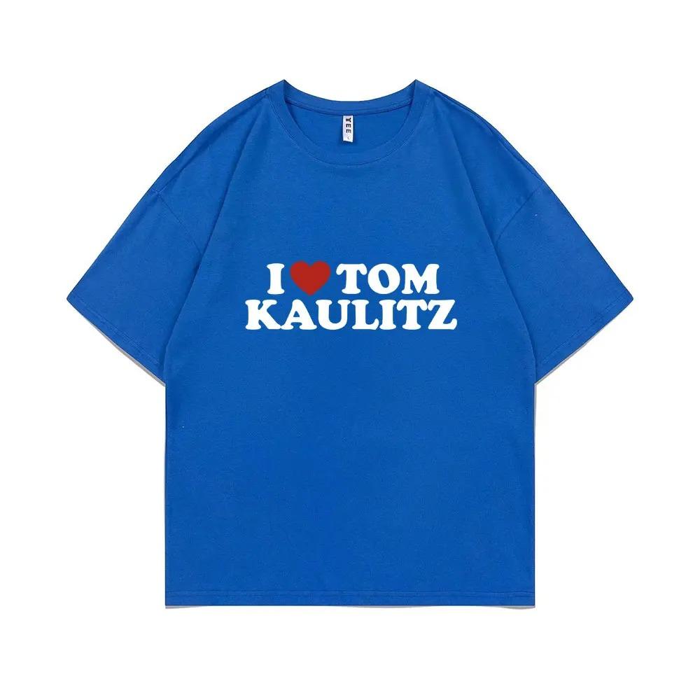 Немецкая рок-группа Tokio Hotel I Love Tom Kaulitz футболка Мужская Женская Винтаж Панк Готика Футболки с коротким рукавом