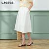 Белое платье LAGOGO в стиле smart casual