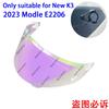 Козырек K3 для шлема AGV K3 2026 Новый штамп E2206 Фотохромный Старый K3 Высокопрочный Солнцезащитный Шлем Ветрозащитный Шлем Козырек Щит
