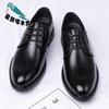 Wenzhou Leather Shoes Men's Four Seasons Men's Shoes Inner Height Increase Leather Shoes Men's Business Dress Casual Leather Shoes