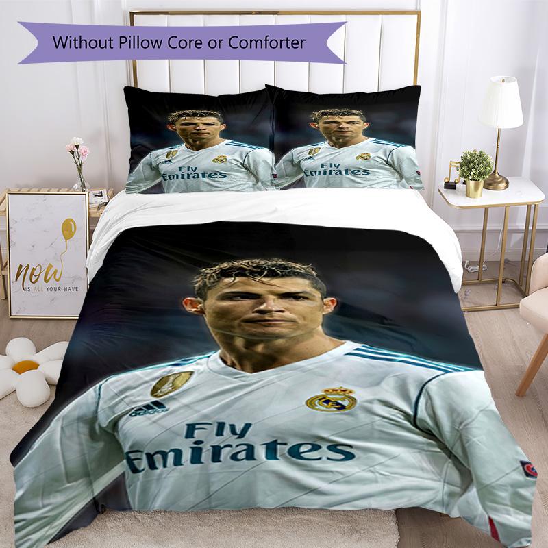 Cristiano Ronaldo Bedding Set Breathable Duvet Cover With Pillowcases Home Decoration Birthday Gift
