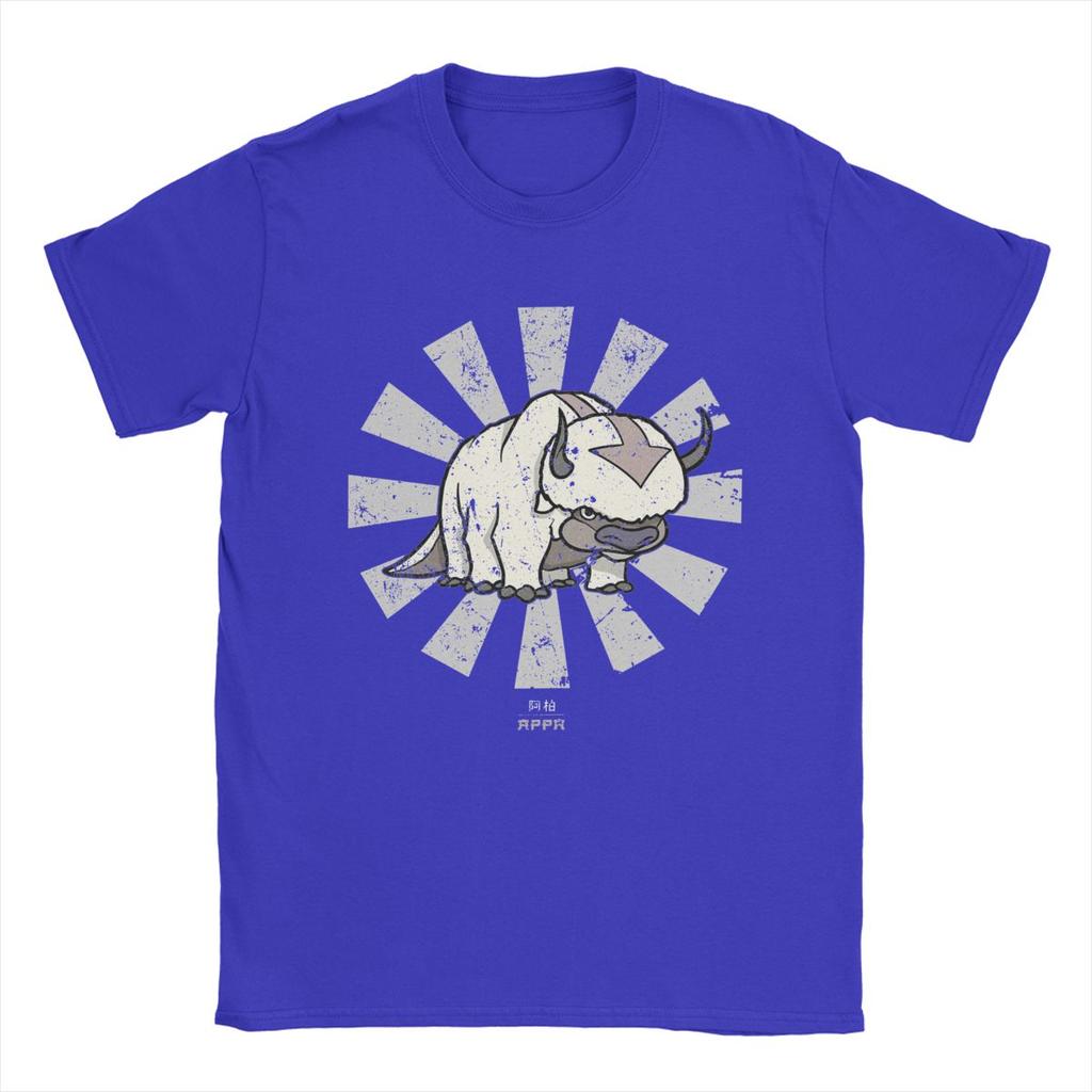 Appa Avatar-The Last Airbender футболки мужские хлопковые модные мужские футболки с круглым вырезом футболки с коротким рукавом топы больших размеров