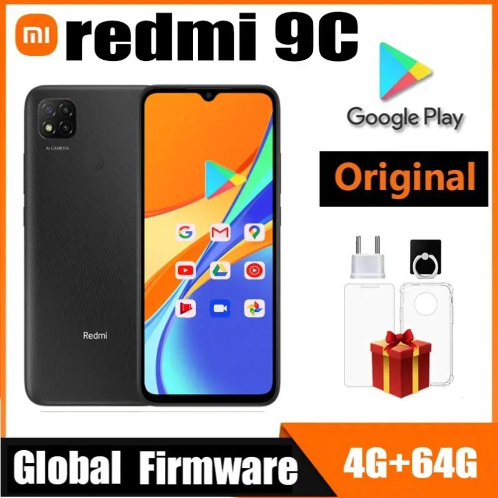Восстановленный Смартфон Xiaomi Redmi 9C Глобальная Версия 3ГБ/4ГБ 128ГБ MediaTek Helio G35 6.53 дюйма Android 10 Камера 13МП 5000мАч