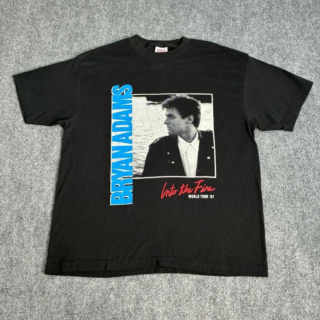 Vintage 1987 Bryan Adams Into The Fire Tour T-Shirt Unisex T-Shirt