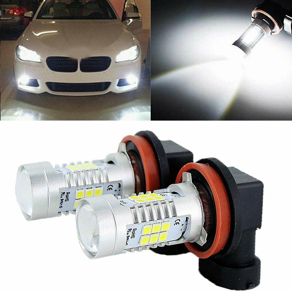 2pcs LED Fog Light Bulb H8 H9 H11 Fog Light Bulb 6000K White High Power 200W Lamps