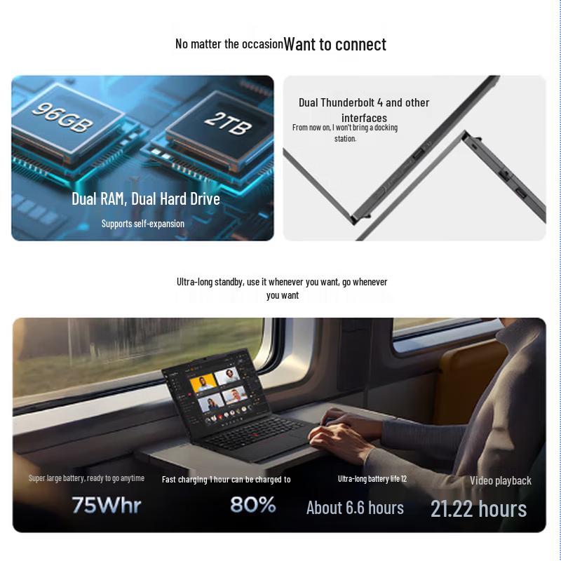 ThinkPad T14p Gen 3 AI PC Высокопроизводительный ноутбук (Китайская версия)