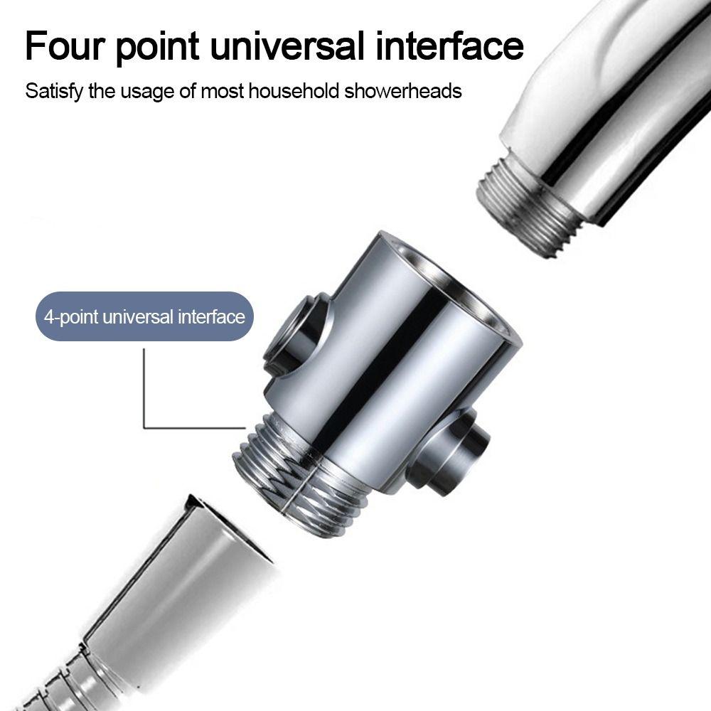 Plastic Water Stop Valve Flow Limiter Sprayer Shut-Off Switch Bathroom Parts