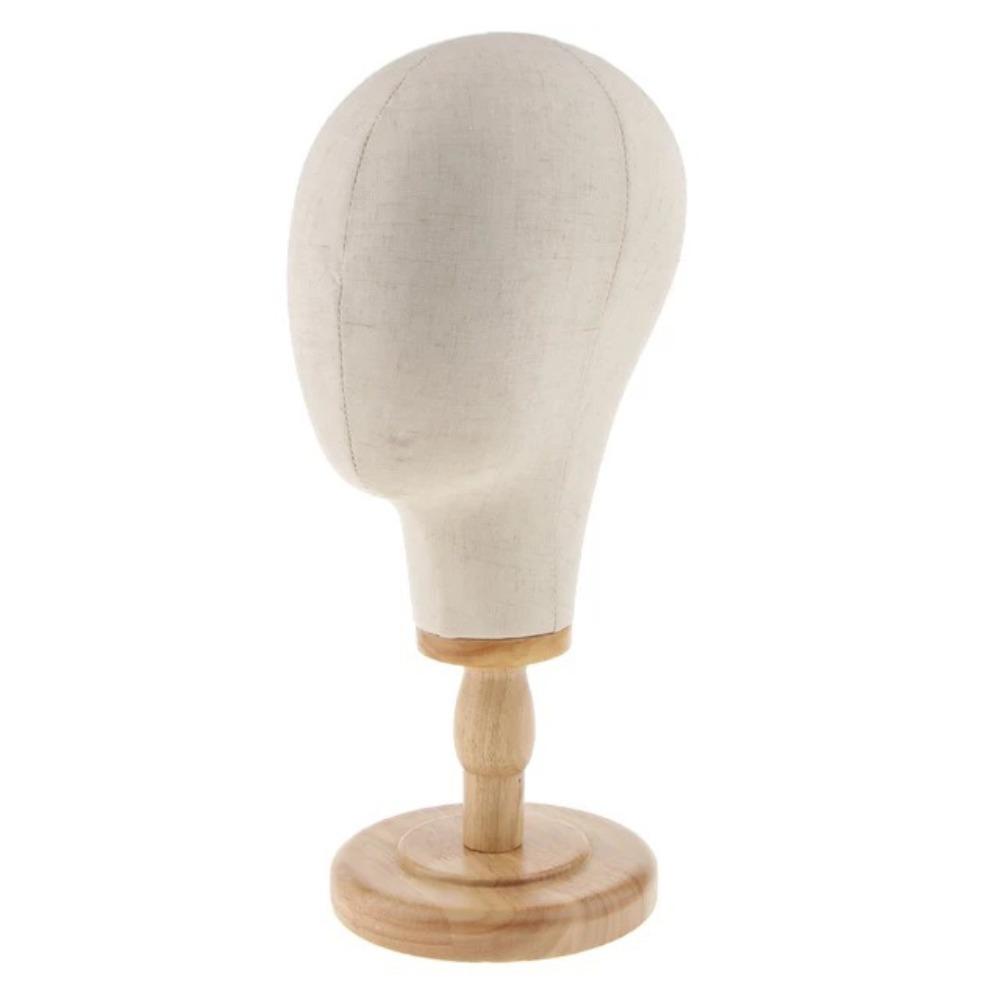 Manikin Styling Display Head Stable Base Wig Hat Display Holder Canvas Block Head Barbershop