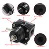 Universal Adjustable Fuel Pressure Regulator Oil 100psi Gauge AN 6 Fitting End-Black