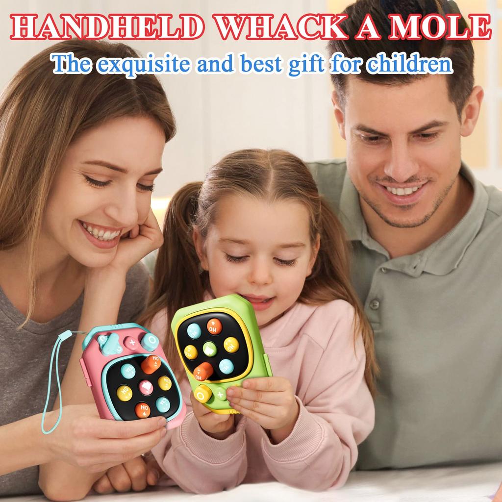 Game Toys For Kids Ages 3 To12, Handheld Whack A Mole, Sensory Toys For Travel, Road Trip Activities, Car Games, Toddlers