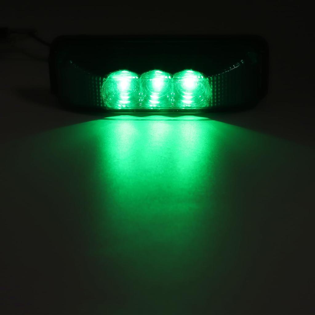 Ygmylandbb LED Truck Side Marker Lamp, 24V, , 3-LED Side Light, Car Width Light,