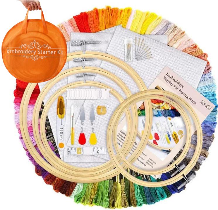 Embroidery Kit Colors 5 Pcs Bag [D-Zh1]