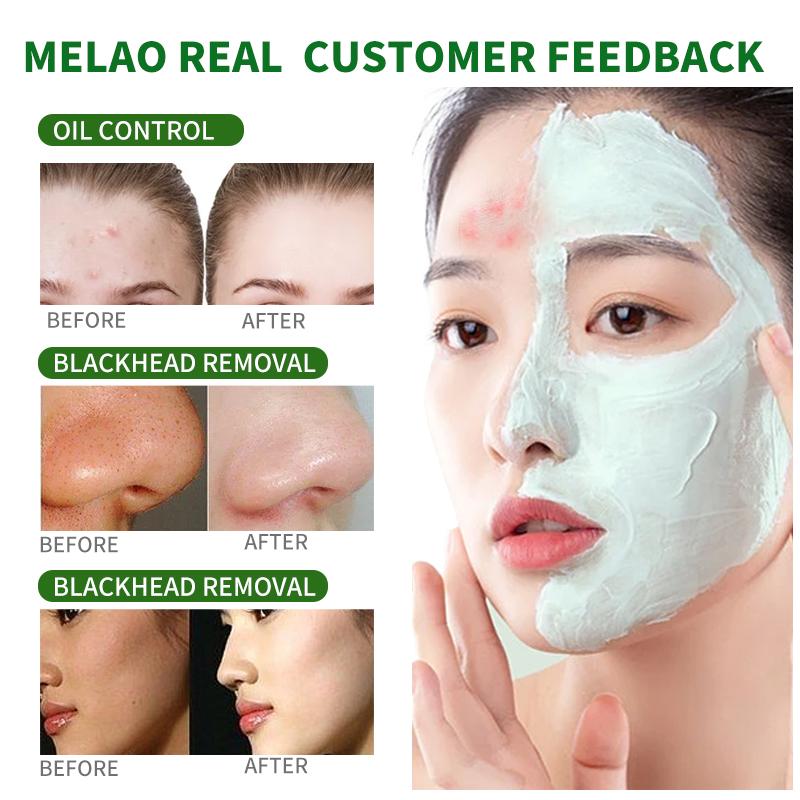 Green Tea Mask Stick Facial Cleanser for Deep Clean Pore Green Tea Mask Whiten Skin