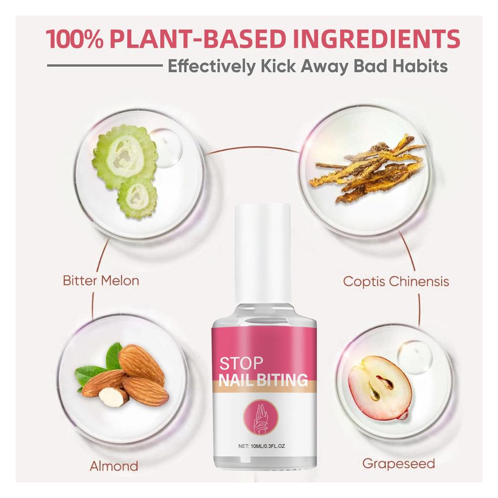 Детский горький лосьон для ногтей защищает ногти, 10 мл, без побочных эффектов, предотвращает грызение ногтей и горькую воду у младенцев и маленьких детей
