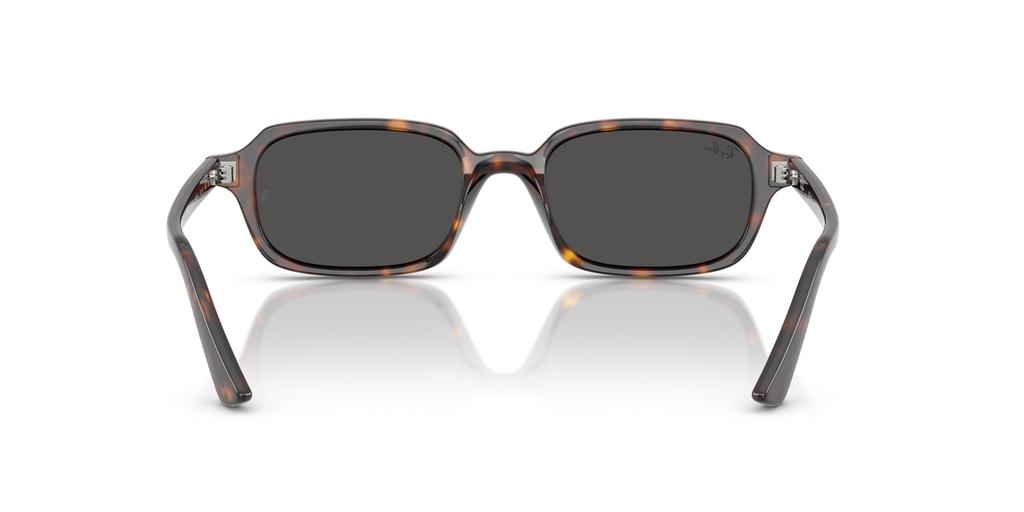 Солнцезащитные очки 0RB4455F ZURI HAVANA DARK GREY 13598751 Азиатская посадка Поляризованные [Ray-Ban] (Темно-серый)
