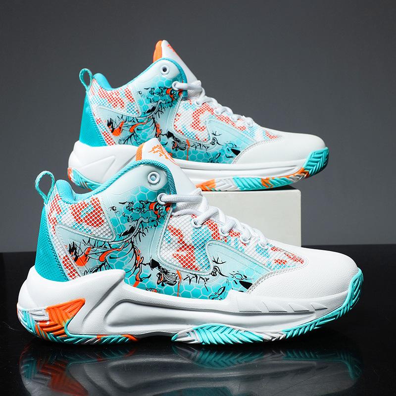 Мужские трендовые баскетбольные кроссовки на воздушной подушке с амортизацией и высококачественная спортивная обувь для бега